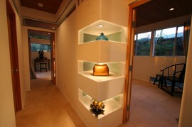 ニッチ,棚,ライトアップ